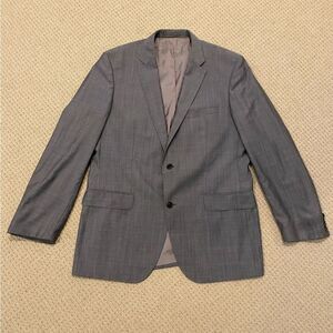 HUGO BOSS Tailored Vintage Classic Gray Men's Blazer Size 42L